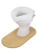 Ashby Easy Fit Raised Toilet Seat in situe