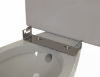 Secure stainless steel fixing plate for the Ashby Lift D Shape Toilet Raiser